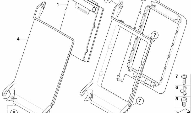 OEM d'origine 52209149449 pour BMW X6 E71, E72. L'accessoire BMW d'origine est installé à l'arrière des sièges arrière pour transporter des skis en toute sécurité et confortablement. Couleur noire