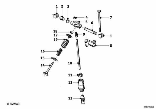 Coupelle supérieure de ressort de soupape OEM 11340026832 pour BMW E30, E31, E32, E34, E36, E38, E39, E46, E53, E60, E61, E63, E64, E65, E66, E67, E70, E83, E85, E86, E87, E88, E89, F01, F02, F03, F04,… 11, F12, F13, F15, F16, F20, F21, F22, F23, F