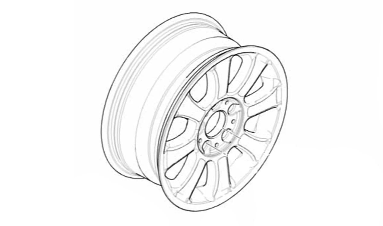 Leichtmetallräder Classic Star Design 64 OEM 36111096232 für BMW E36, E46, Z3. Original BMW.