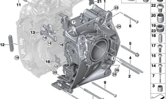 Tornillo cilíndrico OEM 07129907532 para motos BMW R 1200 RT, R 1250 RT, R 1300 GS, R 1300 GS Adv... y más. Original BMW Motorrad.
