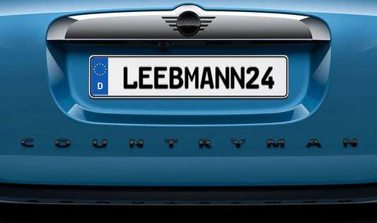 Emblème arrière “MINI Countryman” Piano Black OEM 51149852046 pour MINI Countryman F60 (2015-2020), Countryman F60 LCI (2019-2024). Original MINI.