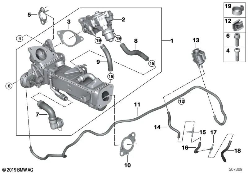 Tambuco rosso vuoto per BMW E81, E82, E87N, E88, F20, F21, F40, E90, E91, E92, F30, F31, F34, G20, E60, F07, F10, F11, G30, G32, G12, G12, G14 , G15, E84, F48, F39, E83, F25, G01, F26, G02, E53, E70, F15, G05, E71, F16, G06, G07, F54, F55, F56, F57, F6