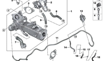 Conector en T OEM 11721439973 para BMW {E81, E82, E87, E88, F20, F21, F22, F23, F30, F31, F32, F33, F34, F36, F40, F44, F45, F46, G01, G02, G05, G06, G07, G11, G12, G15, G16, G20, G21, G30, G31, Z3, E36, E39, E46, E60, E61, E63, E64, E70, E71, E72, E