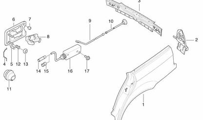 Tapa de llenado para BMW Serie 3 E36 (OEM 51171960024). Original BMW