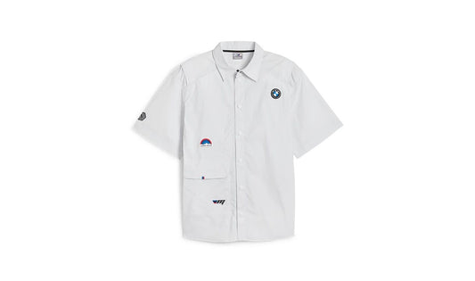 Camiseta M Motorsport CGS OEM 80145B31905 para BMW {todos los modelos de la colección Lifestyle y Motorsport}. Original BMW. Diseño oversize con bolsillo práctico, logos bordados y colaboración con Puma.