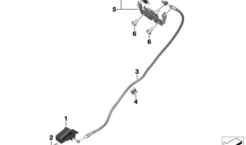 Muelle OEM 51258566926 para BMW Motorrad C 400 GT, C 400 X. Original BMW Motorrad.