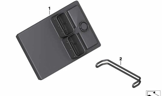 Sistema electrónico central del chasis OEM 61358394897 para motos BMW K1300 S, K1300 R, K1300 GT, R1200 RT. Original BMW Motorrad.