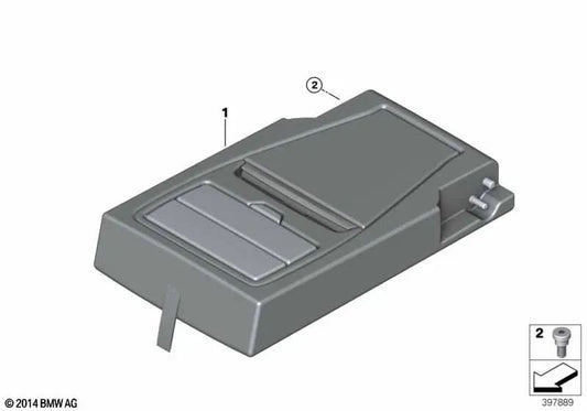 Leather Center Armrest for BMW 2 Series F46N (OEM 52206999478). Original BMW