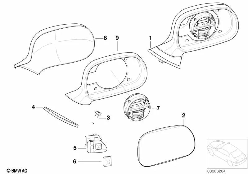 Antrieb pour BMW E30, E36, E34, E32, E31 (OEM 51161394107). BMW d'origine