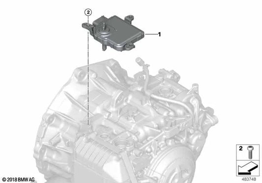EGS control unit for BMW F45N, F46N, F48, F48N, F49N, F39 (OEM 24605A20558). Original BMW.