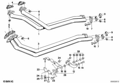 Schell para BMW Serie 3 E21, E30 Serie 5 E12, E28 (OEM 18211246167). Original BMW.