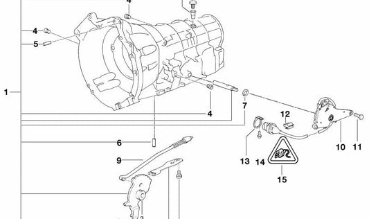 Conector eléctrico OEM 12521740615 para BMW E46, E39, E38, E85. Original BMW.
