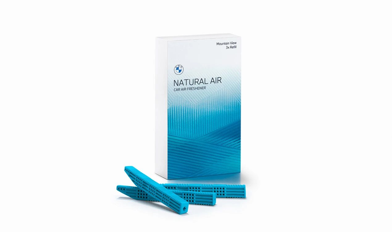 Kit de recarga Natural Air para fragancias de interior OEM 83125A7DCA2 válido para BMW. Original BMW.