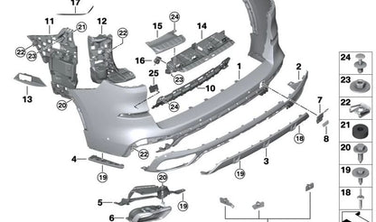 Junta tórica OEM 51127256354 para BMW {F90, F90N, G30, G30N, G31, G31N, G38, G38N, G11, G12, G22, G22N, G23, G23N, G26, G26N, G82, G82N, G83, G83N, F91, F92, F93, G14, G15, G16, F25, F97, G01, G08, G08E, F26, G02, F15, F85, F95, F95N, G05, G05N, G18