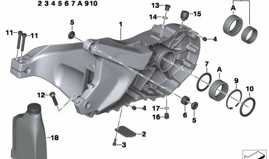 Basculante trasero color plata OEM 33358524700 para BMW Motorrad C 600 Sport (CK18), C 650 Sport (CK18), C 650 GT (CK19). Compatible con modelos 2011–2020. Original BMW Motorrad.