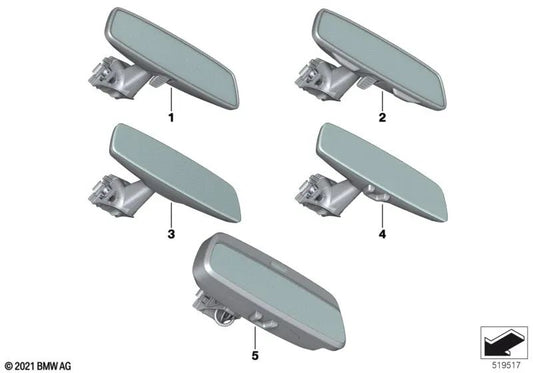Interior Retrovisor EC/LED per BMW U06 (OEM 51165A8A009). BMW originale