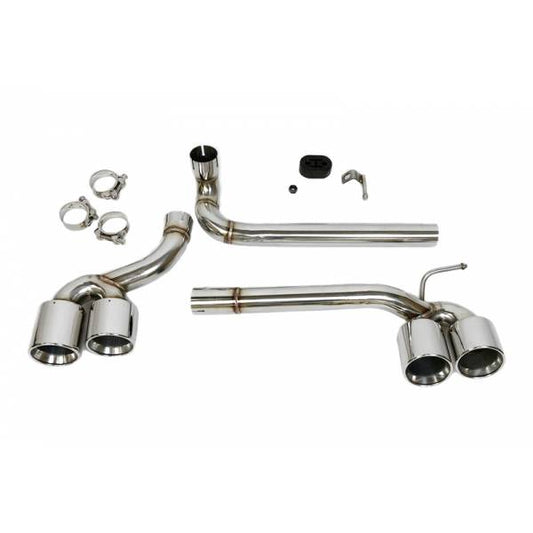 BMW E90 / E92 Look M3 exhaust, 2 original exhaust outlets