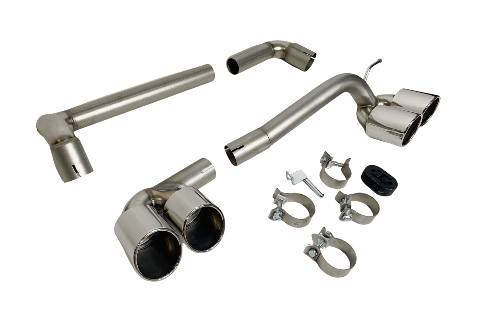 Scarico BMW E90 / E92 Look M4, 2 terminali di scarico originali