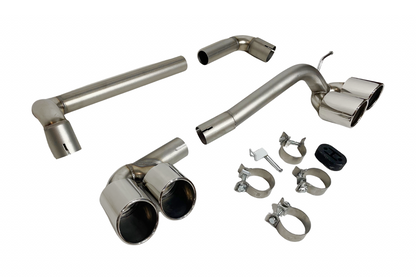 Scarico BMW E90 / E92 Look M4, 2 terminali di scarico originali