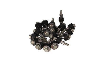 Juego fijaciones exteriores OEM 11120036235 para BMW E46, E90, E91, E92, E93, E39, E60, E61, E63, E64, E38, E65, E66, E83, E53, E70, E71. Original BMW.