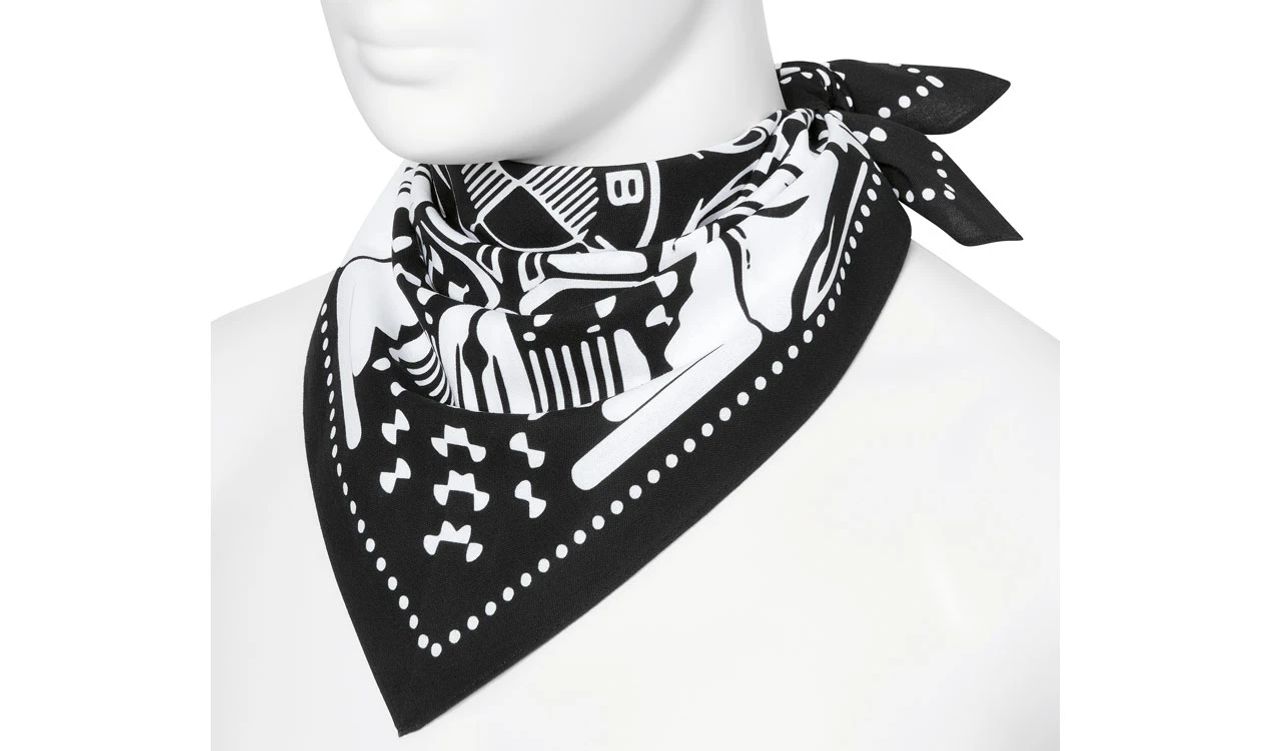 Bandana refrigerada por aire negra OEM 76618542490 unisex para todas las motos BMW. Original BMW Motorrad.