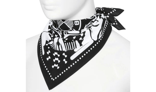 Bandana refrigerada por aire negra OEM 76618542490 unisex para todas las motos BMW. Original BMW Motorrad.