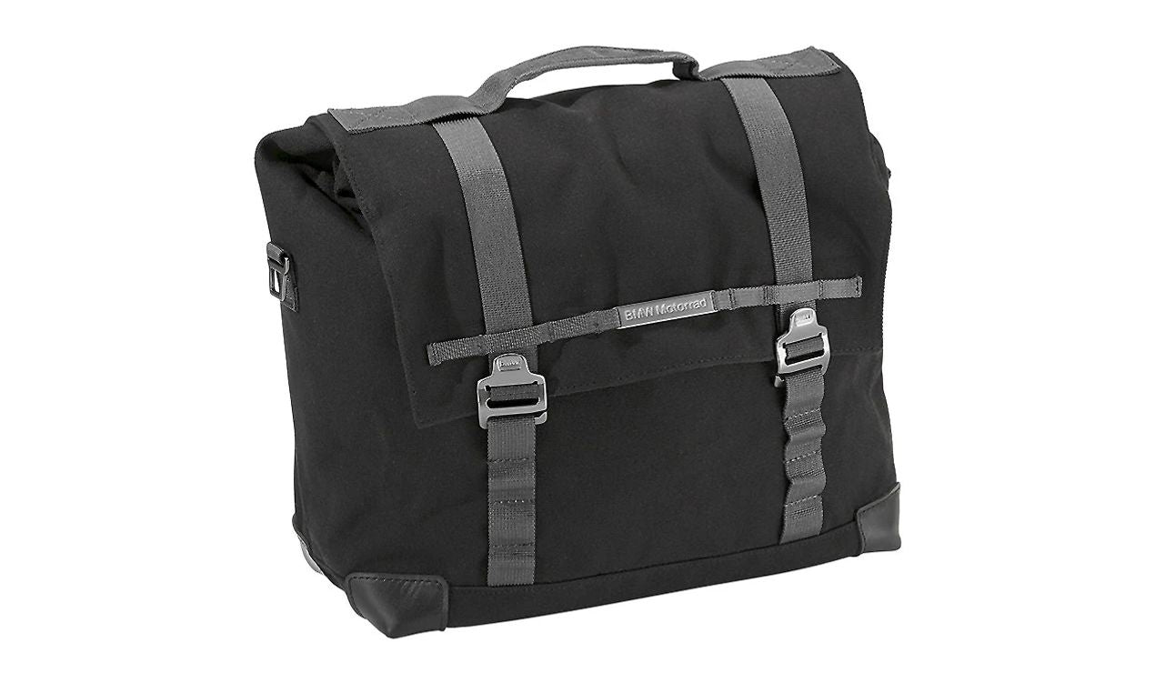 Waterproof left side bag 9L OEM 77402451052 for BMW Motorrad R Nine, Pure, Scrambler, Racer and Urban G/S (RK21, RK22, RK23, RK32, RK33). Original BMW Motorrad.