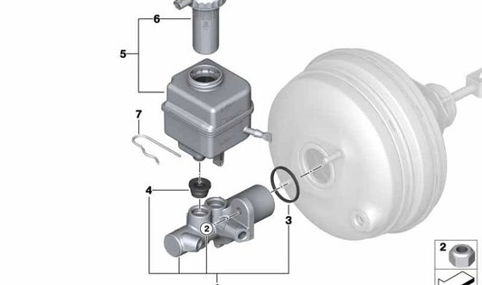 OEM -Fixierungsclip 34406785393 für BMW F07, F10, F11, F06, F12, F13, F01, F02, F04. Original BMW.