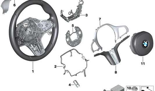 Cabo de conexão de volante OEM 32309503659 para BMW G20, G22, G23, G26. BMW originais.