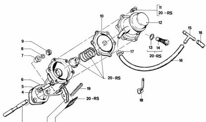 Conector de combustible OEM 13311251059 para BMW E12, E24. Pieza original BMW, parte del sistema de inyección L-Jetronic.