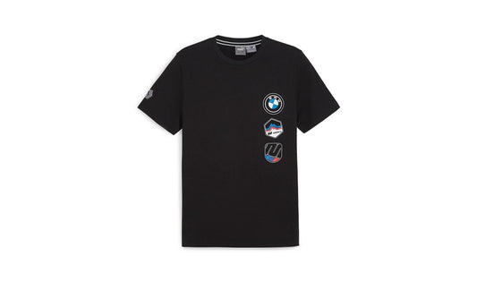 Camiseta BMW M Motorsport CGS talla L con logo en goma. Original BMW. Ideal para fanáticos de la gama M. SKU OEM 80145B31912. Apta para cualquier entusiasta, sin necesidad de conocimientos mecánicos.