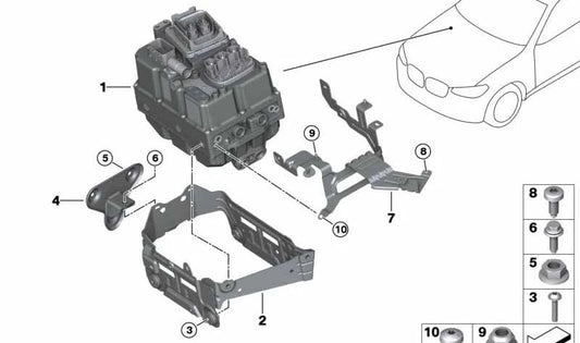 Vite di intestazione OEME AVELLANADA 07149391960 per BMW F30, G20, G30, G11, G12, G01, G05. BMW originale.