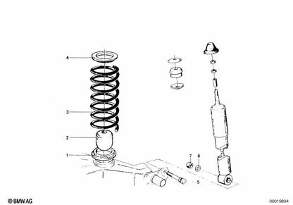 Perno Estriado M10x58 para BMW (OEM 33323428161). Original BMW