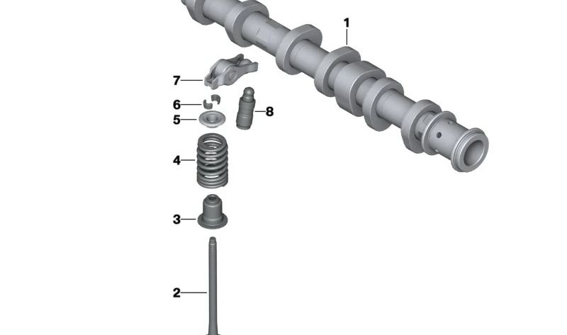 Válvula de escape OEM 11348621265 para MINI F56, F55, Cabrio F57. Original MINI.