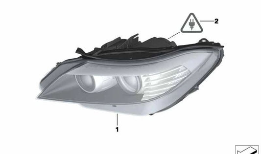 Faro delantero derecho Bi-Xenón OEM 63127228860 para BMW Z4 E89 sDrive18i,sDrive20i,sDrive23i,sDrive28i,sDrive30i. Original BMW.