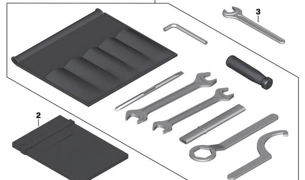 Bolsa de documentación OEM 71118565868 para motos BMW G 310 R, G 310 GS, CE 02… y más. Original BMW Motorrad.