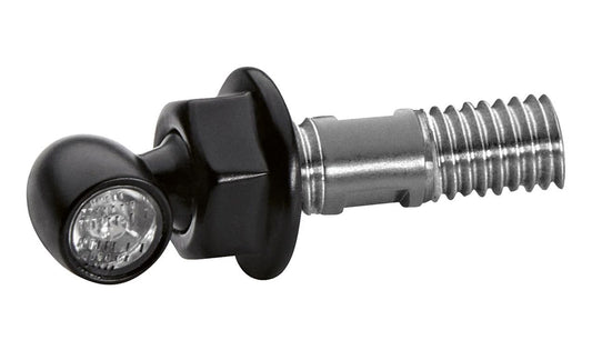 Intermitente LED delantero mini negro OEM 77515A1A279 para motos BMW R 18 Classic y R 18 Transcontinental, lado izquierdo o derecho, unidad. Original BMW Motorrad.