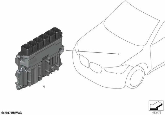 Unité de contrôle DME 84T1 ​​pour la série BMW 1 F52, série 2 F45N, F46N, X1 F48, F48N, F49N, X2 F39 (OEM 12145A16617). BMW d'origine.