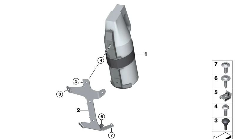 Tornillo de cabeza cilíndrica L=20mm OEM 07131484155 para MINI R50, R53, R56, R52, R57, R58, R59 y motos BMW K52, K80, K81, K71, K07. Original BMW y MINI.