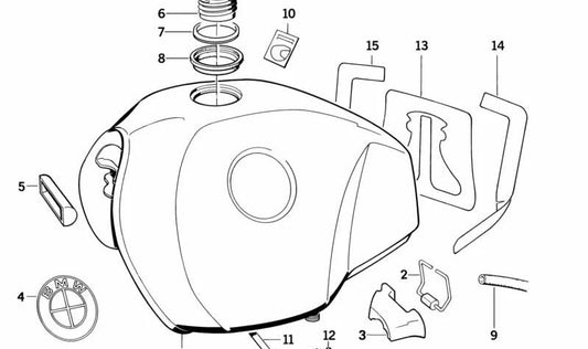 Base for various BMW models (OEM 51142307099). Genuine BMW