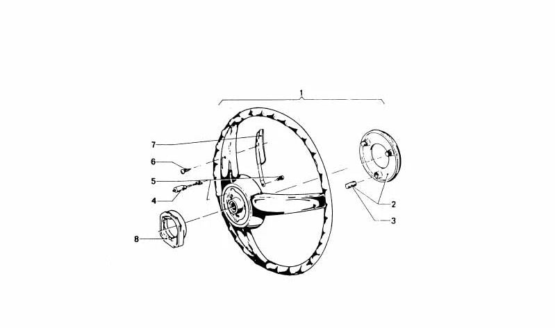 Escovas de contato OEM 32331351129 para BMW (Modelos compatíveis: E12, E21, E23, E24, E28, E30). BMW originais.