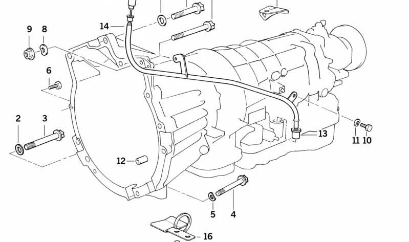 Ölmessstab für BMW 3 E36 -Serie, 5 E34 -Serie (OEM 24111218418). Original BMW