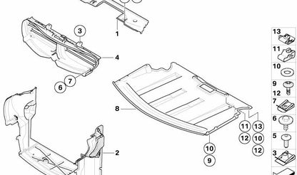 DUTT ARIA ANTERIORE OEM 51747184553 per BMW E63 ed E64 (650i). Compatibile con le versioni manuali e automatiche realizzate tra il 2007 e il 2010. BMW originale.