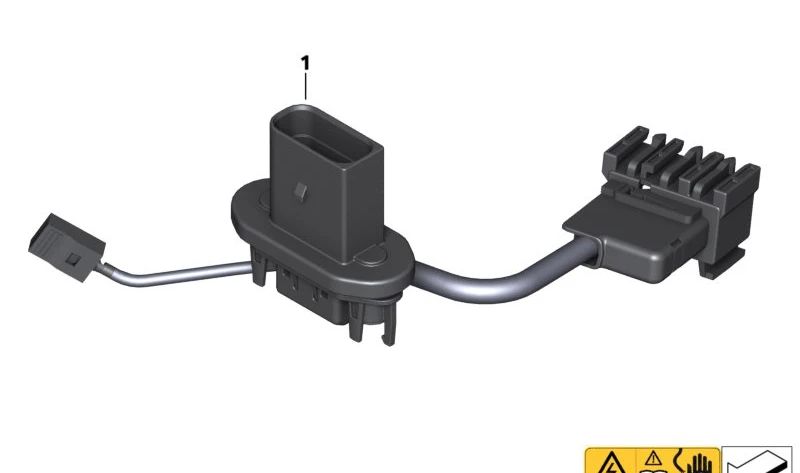 Tronco de cables OEM 61121670001 para motos BMW Motorrad C series, modelo CE04 (K67, tipo 0C51) 2021-2024. Original BMW Motorrad.