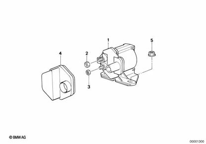 Bobina de encendido para BMW Serie 5 E34, Serie 7 E32, Serie 8 E31 (OEM 12131742925). Original BMW.