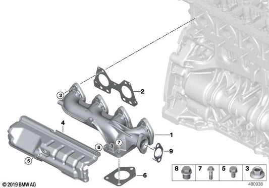 Intake Manifold OEM 11627810182 for BMW E81, E87, E90, F30, F10, X1, X3... and more. Genuine BMW.