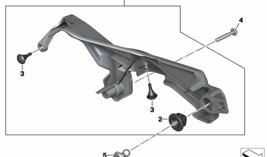 Ball bolt for BMW 7 Series F01N, F02N, G12N (OEM 07149362188). Genuine BMW.
