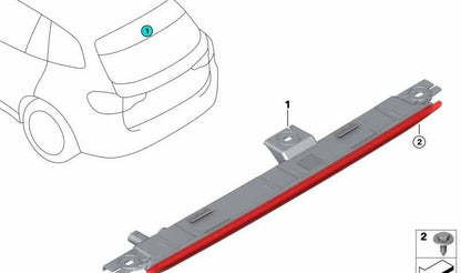 Luz de freno trasera original OEM 63257426511 para BMW G01, G08, F97.