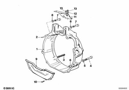 Casquillo de ajuste para BMW E21, E30, E12, E28, E34, E24, E23, E32, E31 (OEM 23111606156). Original BMW