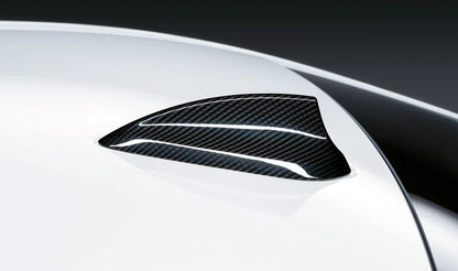 Antenna cover M performance for BMW F20, F21, F40, F45, F46, F31, F34, G21, G22, G82, G31, G32, F48, F49, F97, G01, G08, F26, F98, G02, F15, F85 , G05, F16, F86, G06, G07 (OEM 65205A59AB3). BMW original